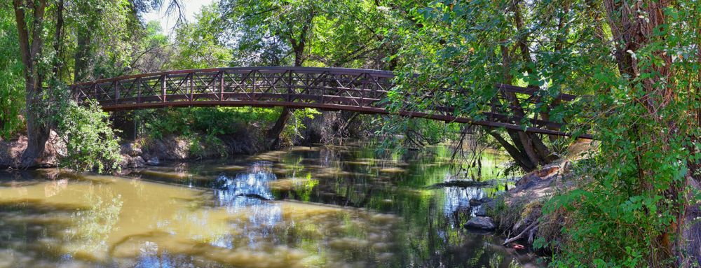 A bridge at Jordan River Trail