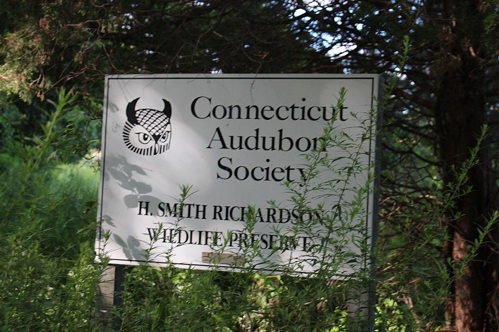 Welcoming sign at Smith Richardson Wildlife Preserve and Christmas Tree Farm.