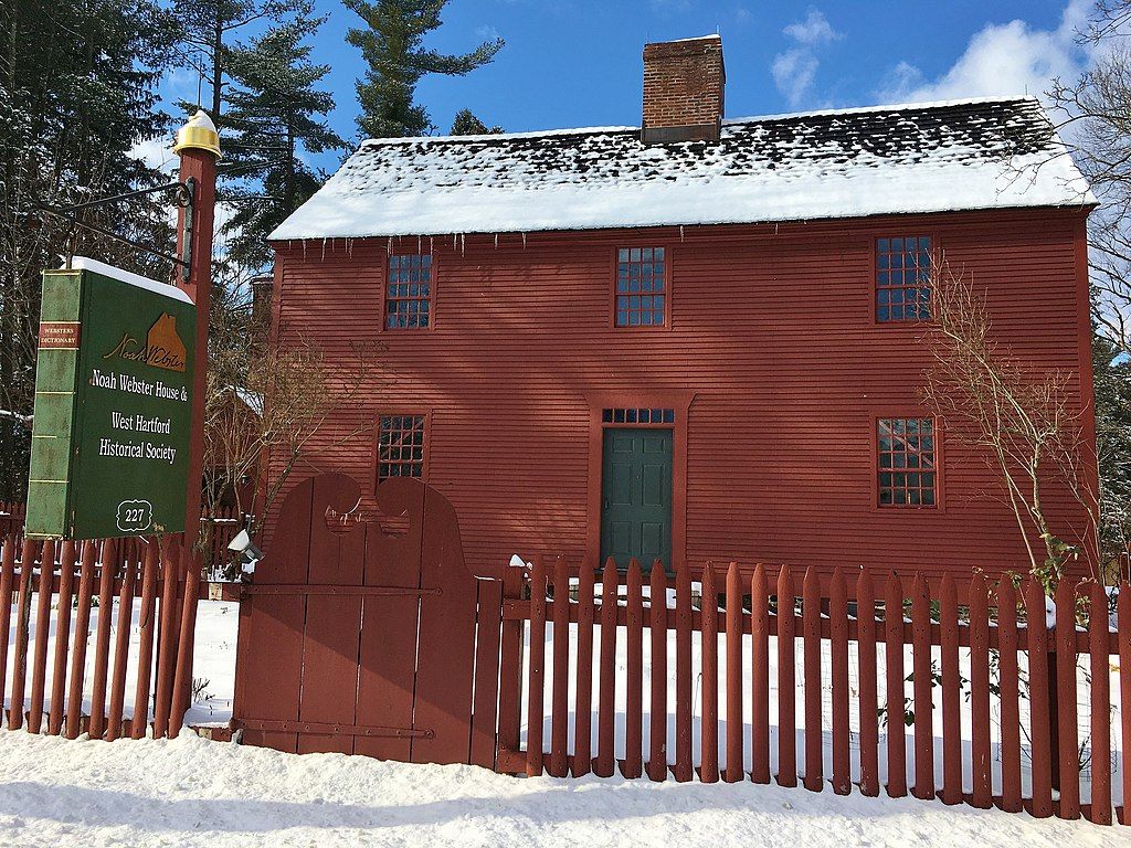 Exterior of the Noah Webster House