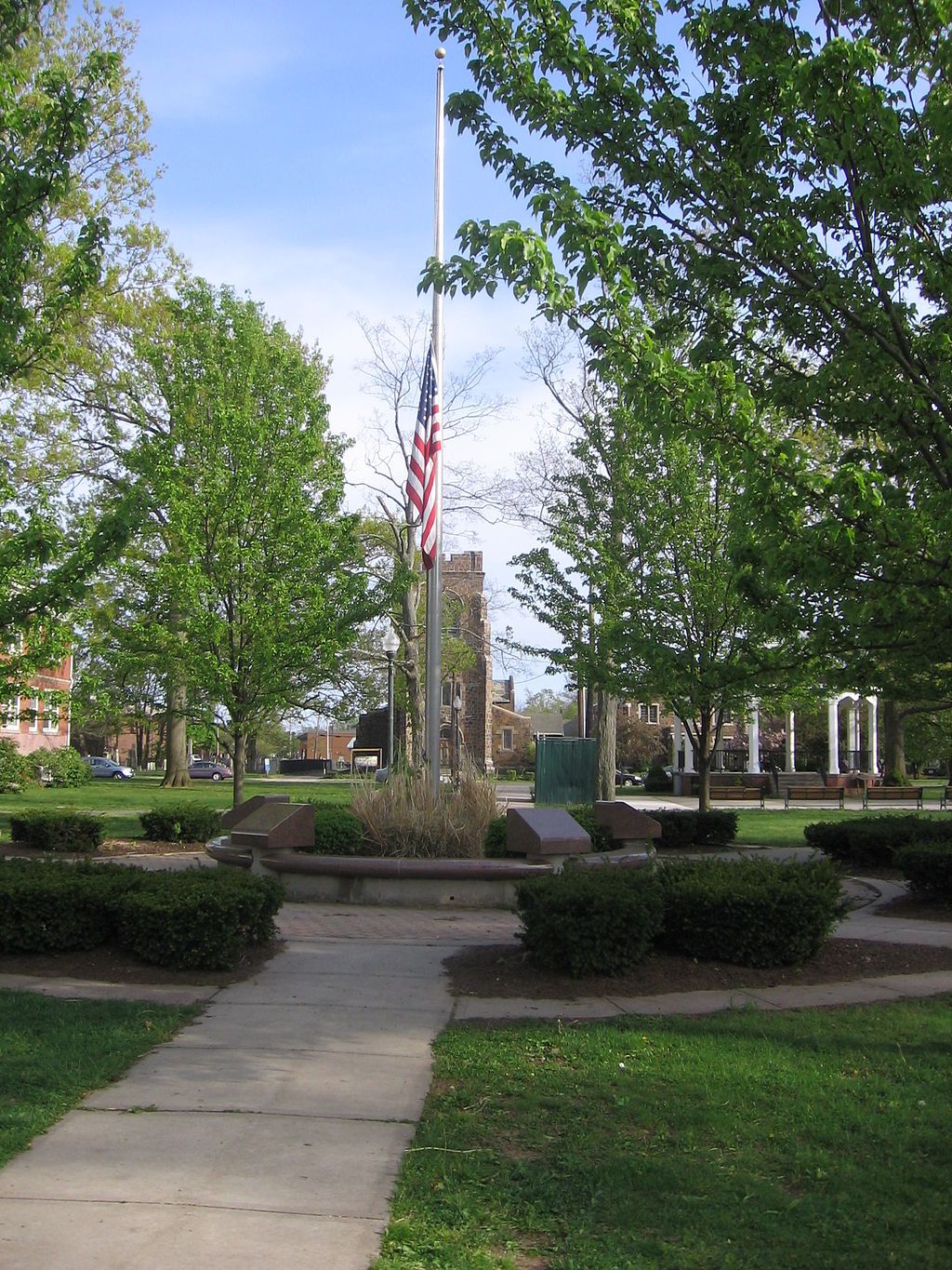 The grounds of West Haven Green Historic District