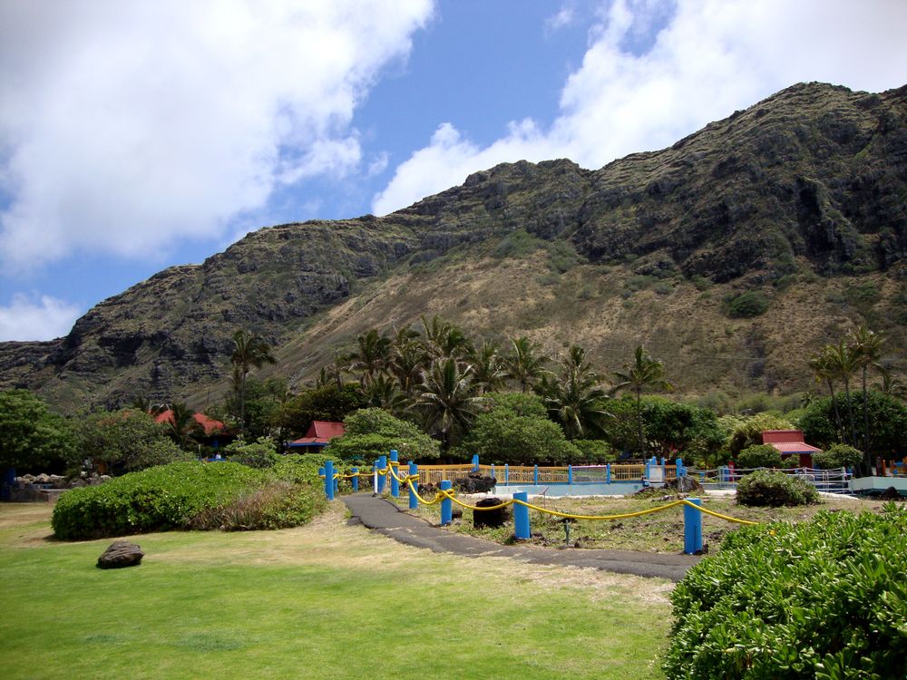 The grounds of Sea Life Park
