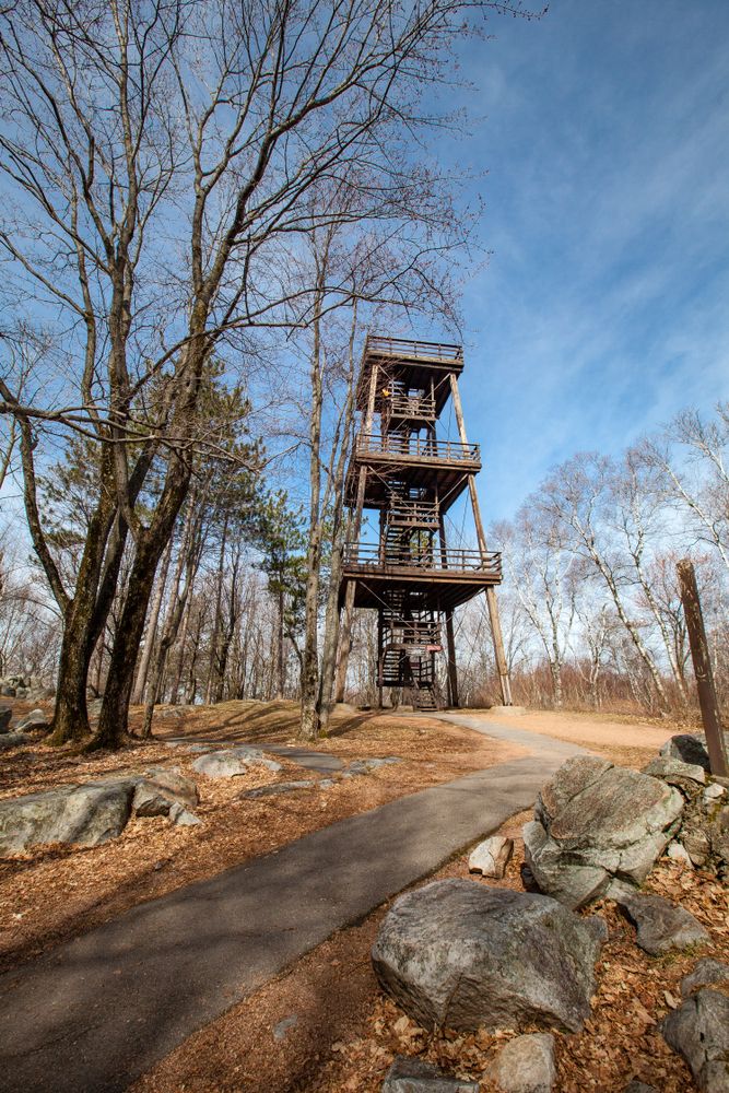 Observation tower at Rib Mountain State Park