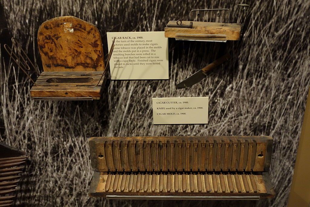 Cigar-making tools in Wisconsin Historical Museum