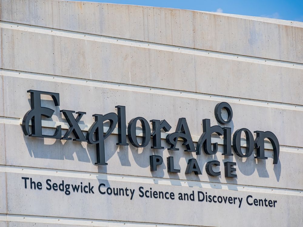 Building sign of Exploration Place