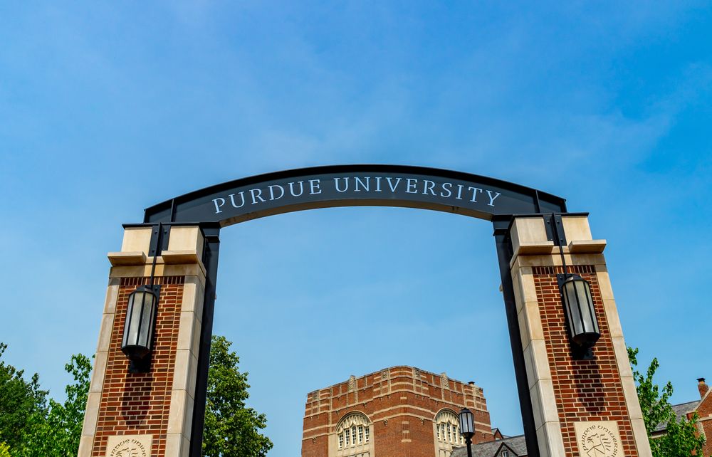 Signage of Purdue Campus
