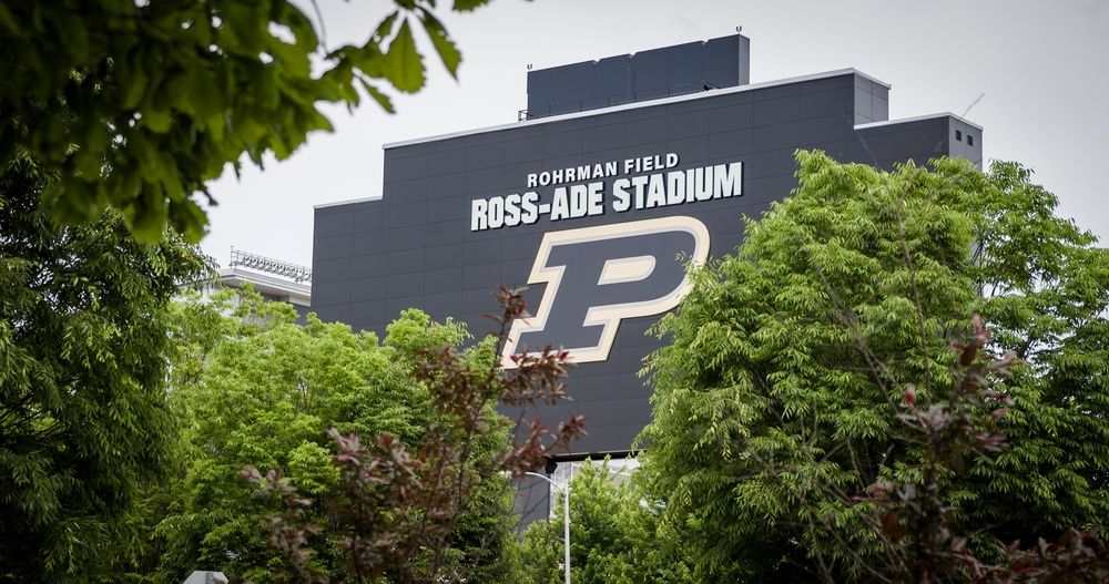 Exterior of Ross-Ade Stadium