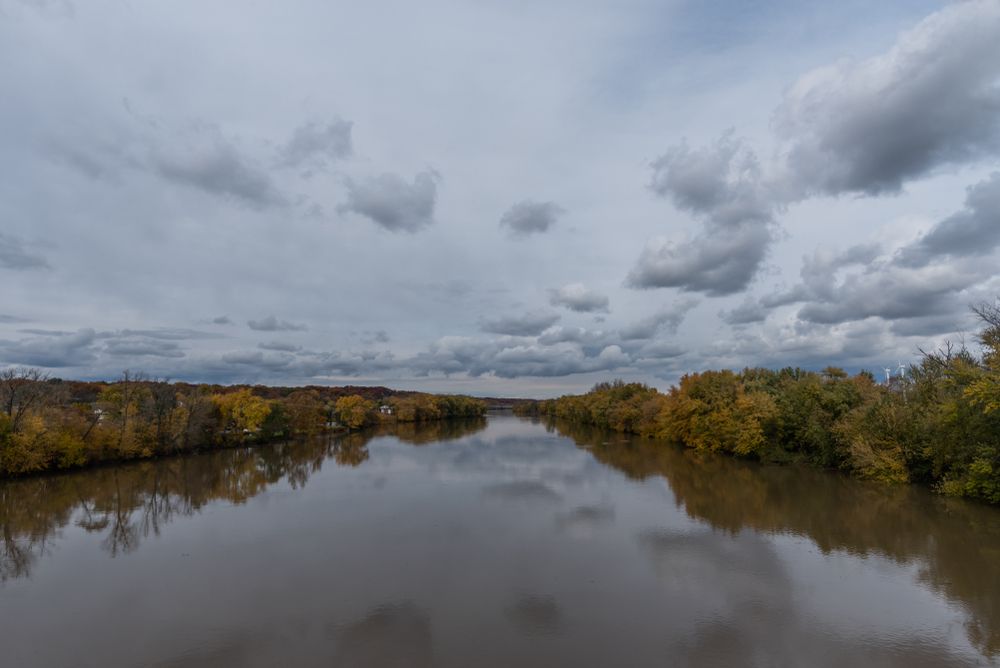 The waters of Wabash River