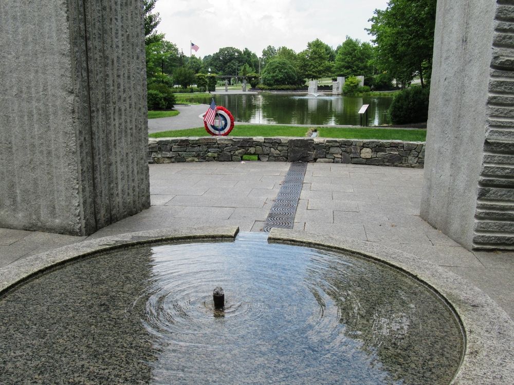 Fountain at Massachusetts Vietnam Veterans Memorial