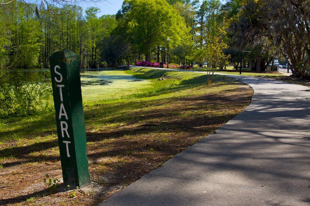 Paved trail at Greenfield Park