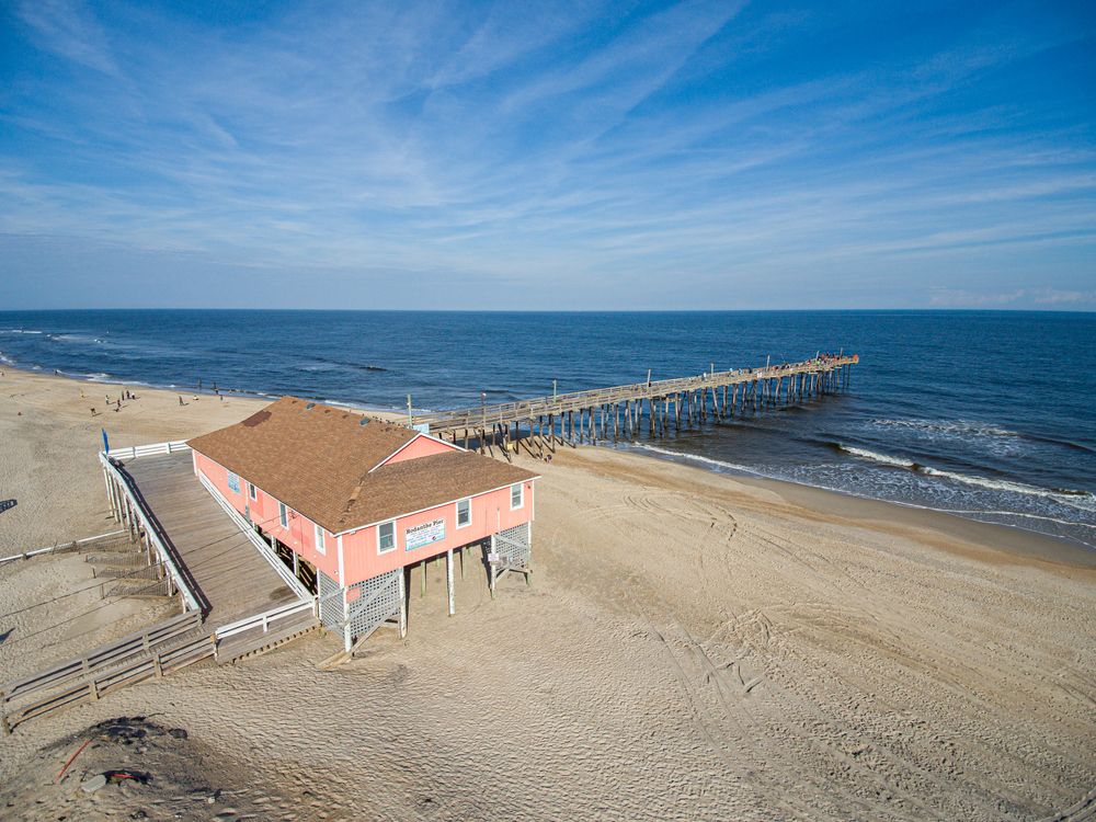 Aerial view of Rodanthe Pier Place