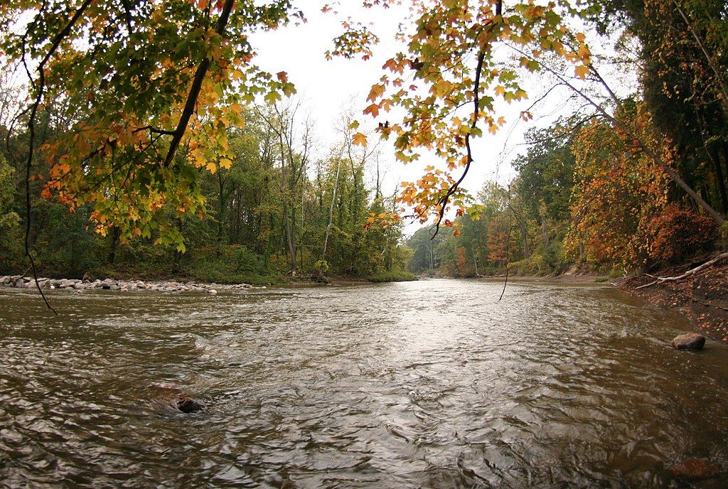 The waters of Chagrin River Park