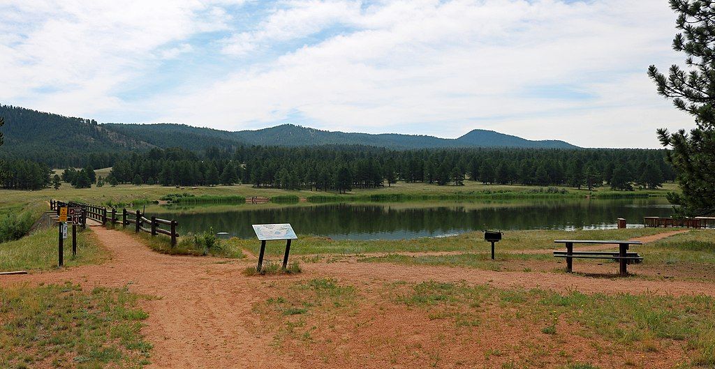 The grounds of Manitou Park Recreation Area