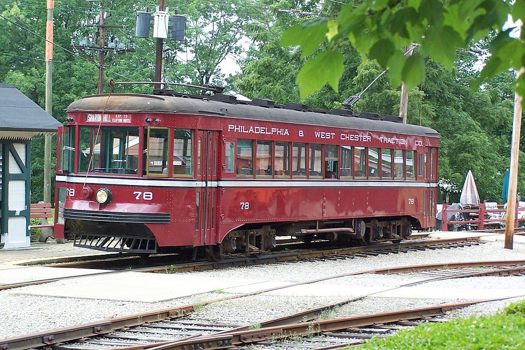 Trolley at Pennsylvania Trolley Museum