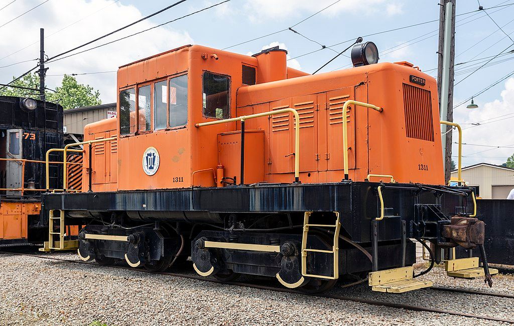 Porter locomotive at Pennsylvania Trolley Museum