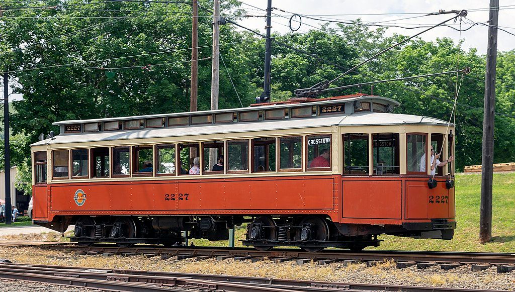 Cincinnati trolley at Pennsylvania Trolley Museum