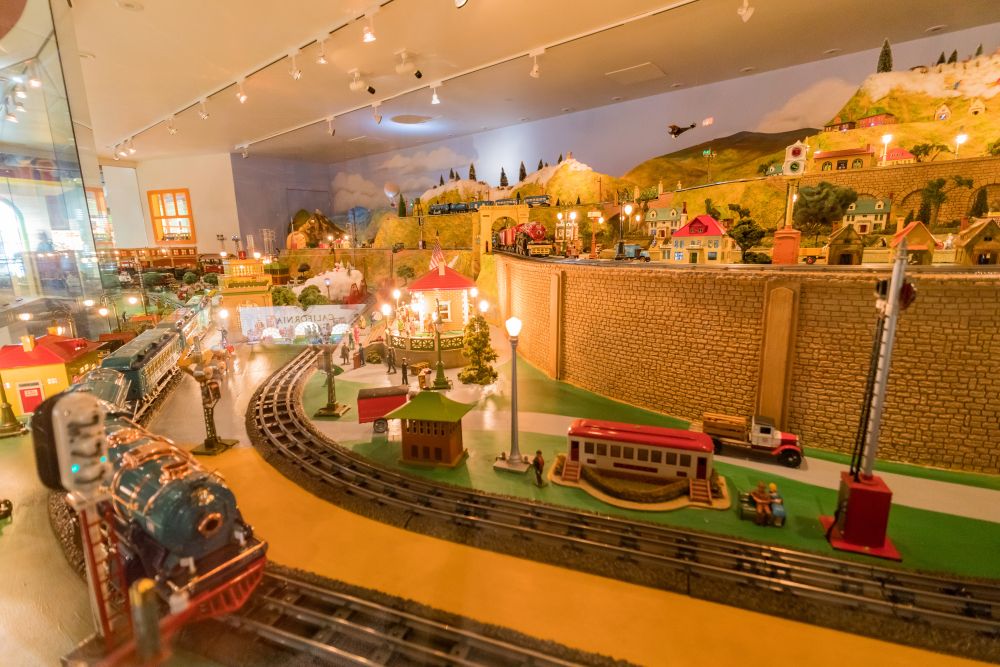 Miniature railroad in the California State Railroad Museum
