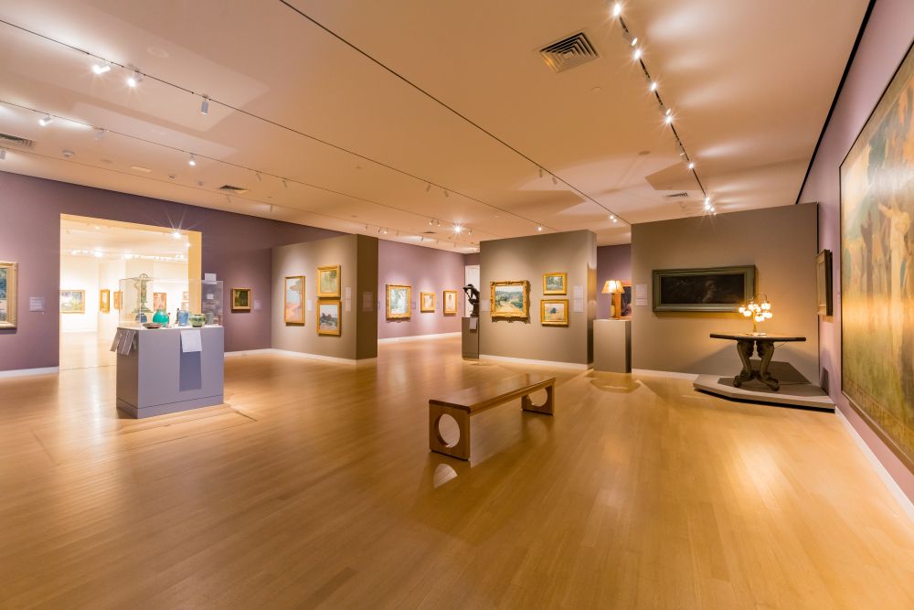 Exhibit in the Crocker Art Museum