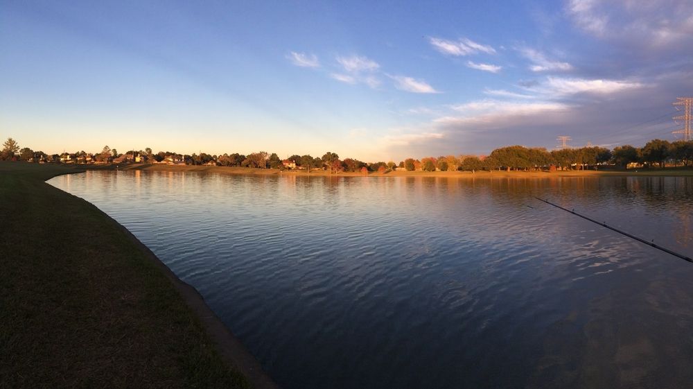 Winter fishing at Lake Fork