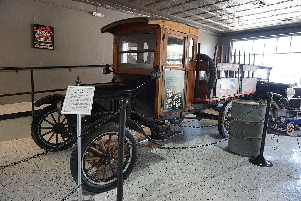 1919 Ford model in the Vintage Car museum