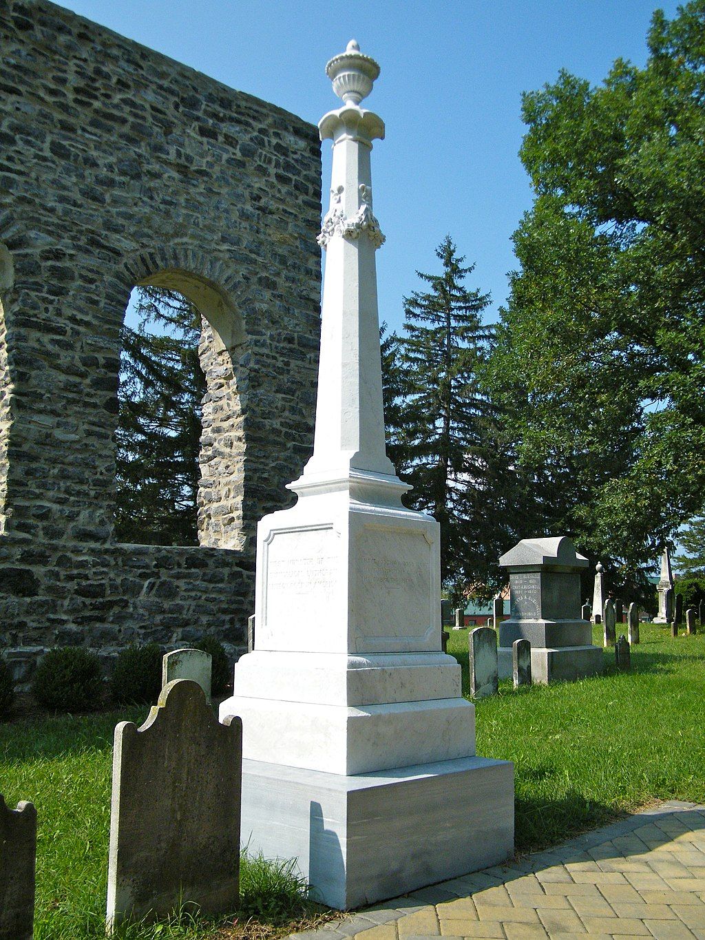 Grave of Christian Streit at Mount Hebron Cemetery