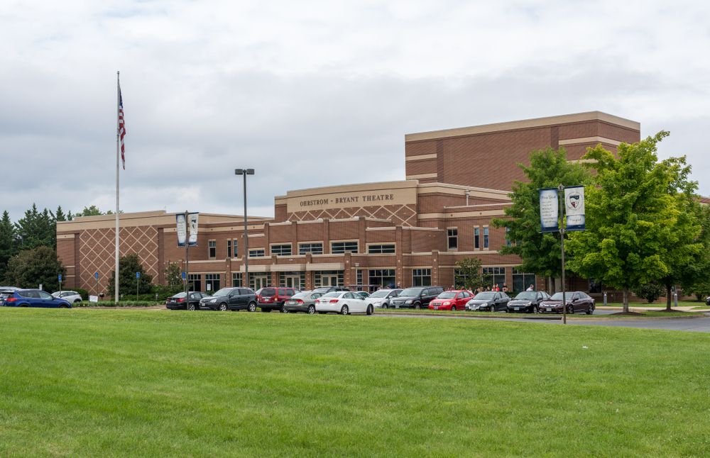 Far view of Ohrstrom-Bryant Theatre