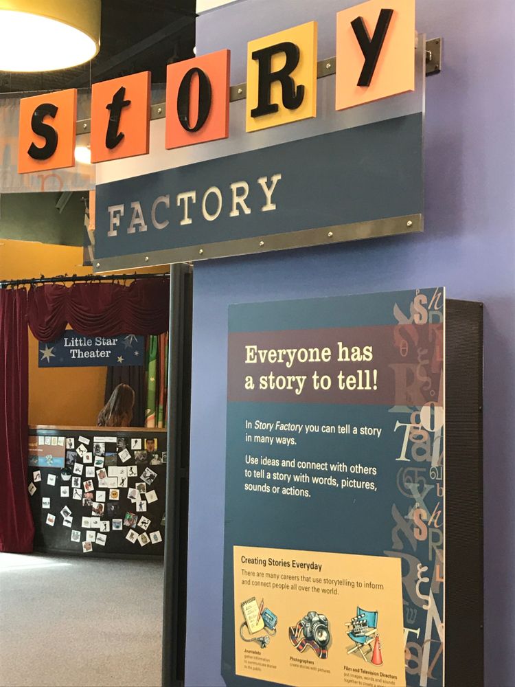Story factory in Discovery Gateway Children’s Museum
