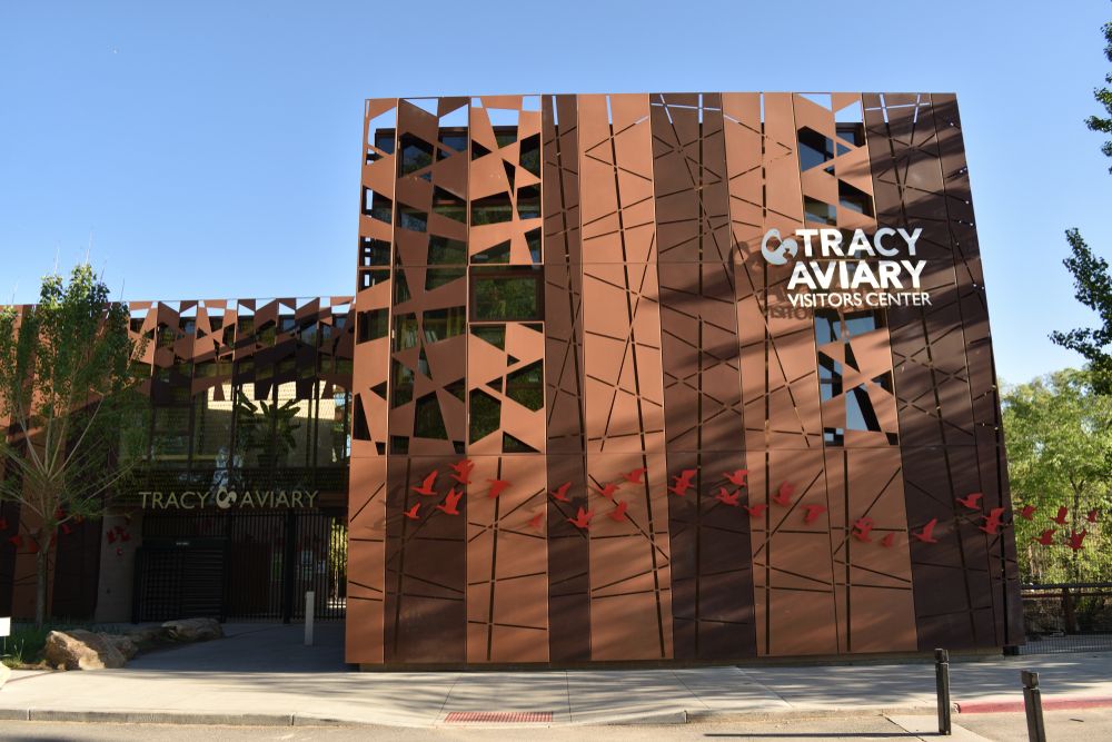 Exterior of Tracy Aviary & Botanical Garden