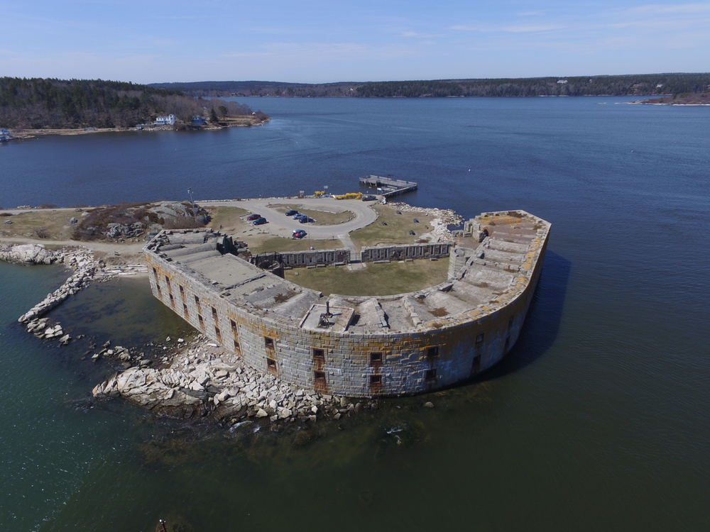 Abandoned Forts of Coastal Maine in New England