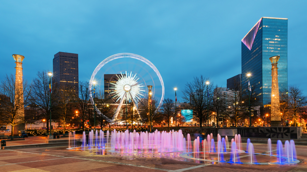 Centennial Olympic Park in Atlanta, GA